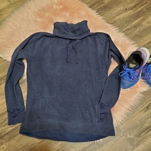 Navy Blue Fleece Pull Over